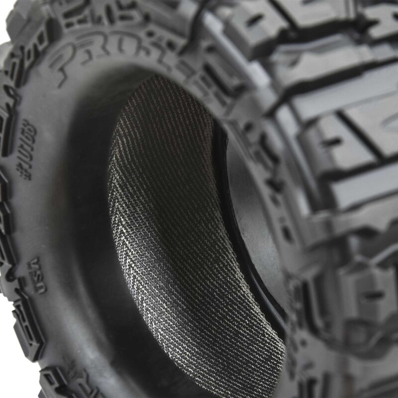 PRO1016810 1/10 Trencher HP BELTED F/R 2.8" MT Tires MTD 12mm/14mm Blk Raid (2)