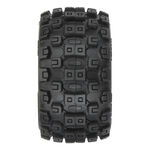 PRO1024110 PROLINE Badlands MX 1.85" All-Terrain Truck Tires (4) Mounted on Raid Black 12mm Hex Wheels for Granite GROM 4x4 Front or Rear