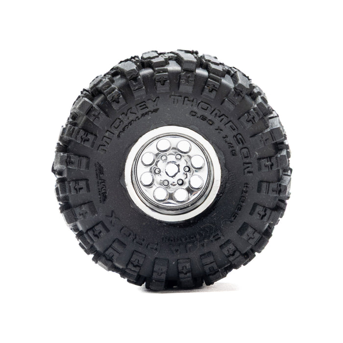 PRO1025110 Proline 1/30 Baja Pro X Front/Rear Mounted Chrome Beast Tires (4): Axial SCX30