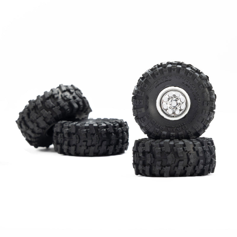 PRO1025110 Proline 1/30 Baja Pro X Front/Rear Mounted Chrome Beast Tires (4): Axial SCX30