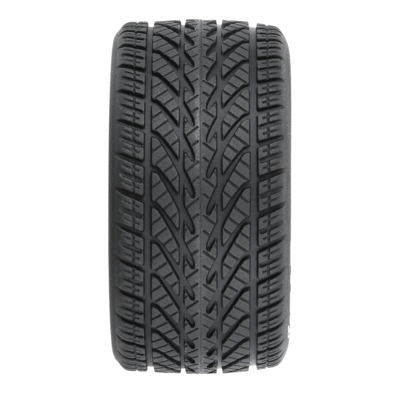 PRO1028310 Pro-Line 1/12 Goodyear Eagle Wet Tire F/R MTD Gray Wheels (4): Losi NASCAR