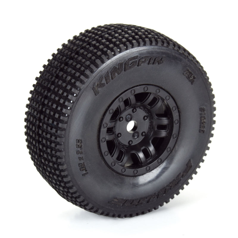 PRO1028510 Proline 1/16 King Pin Front/Rear Tires MTD 12mm Black Split Six (4): MOJAVE GROM