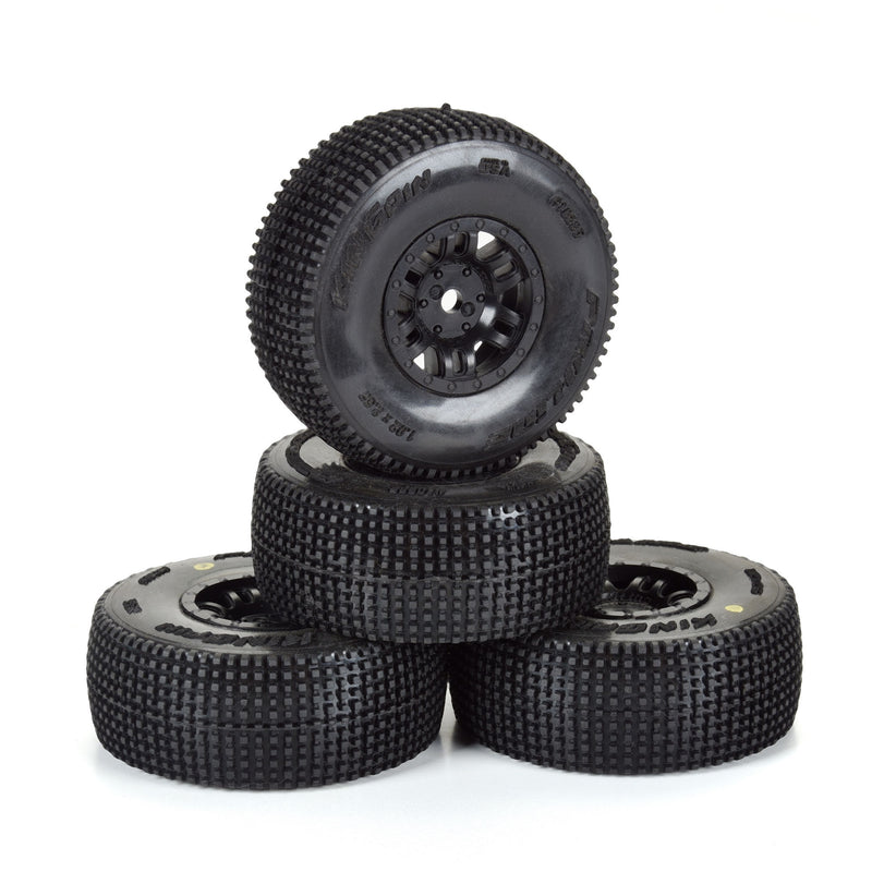 PRO1028510 Proline 1/16 King Pin Front/Rear Tires MTD 12mm Black Split Six (4): MOJAVE GROM