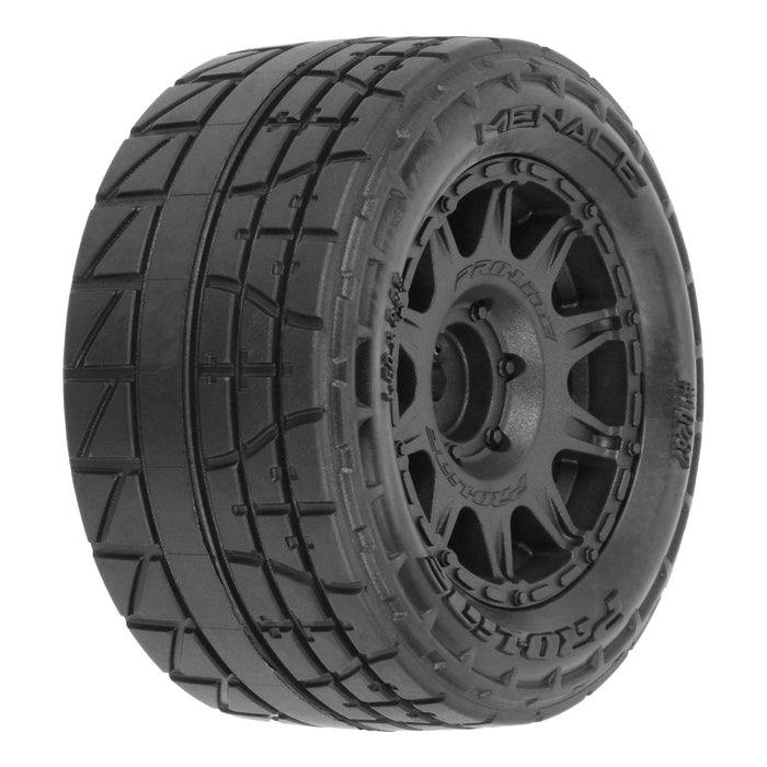 PRO1028710 Proline 1/18 Menace F/R Street Tires MTD 12mm Black Raid (4): Granite GROM