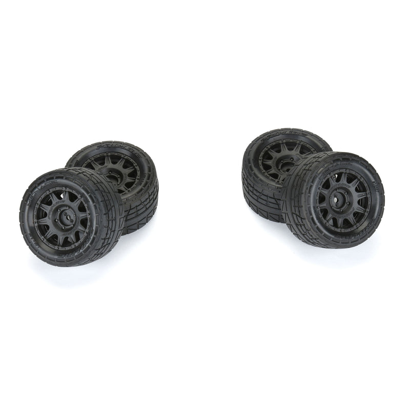 PRO1028710 Proline 1/18 Menace F/R Street Tires MTD 12mm Black Raid (4): Granite GROM