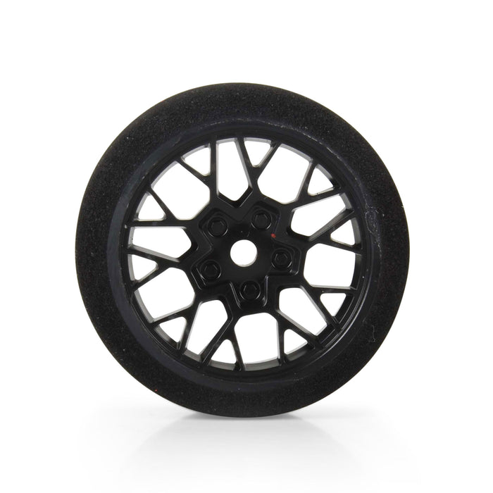 PRO1031610 Pro-Line Fifty6 Foam Tire Mounted on Circuit Black Wheel 8mm Hex (4) For Losi NASCAR