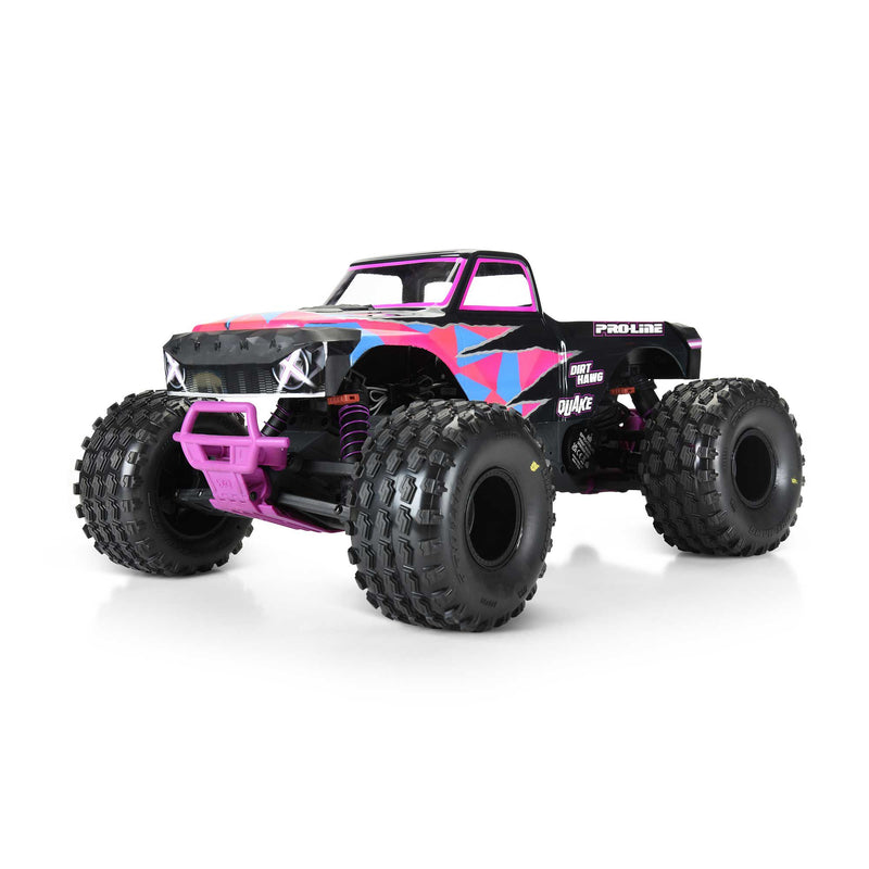 PRO1033910 Proline 1/10 Dirt Hawg 2.0 F/R 2.6" MT Tires Mounted ARRMA Stock Wheel Black (2): ARRMA QUAKE & GORGON