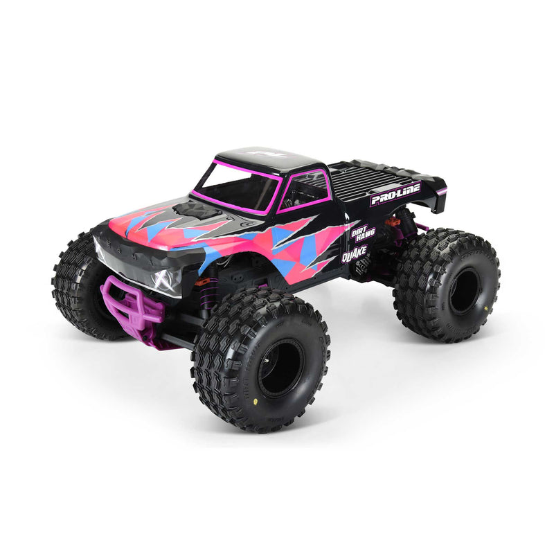 PRO1033910 Proline 1/10 Dirt Hawg 2.0 F/R 2.6" MT Tires Mounted ARRMA Stock Wheel Black (2): ARRMA QUAKE & GORGON