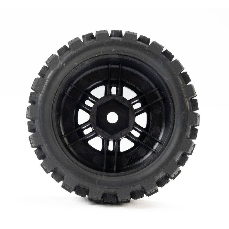 PRO1034010 Proline 1/16 Badlands MX Front/Rear Tires MTD 12mm Black Split Six (4): MOJAVE GROM