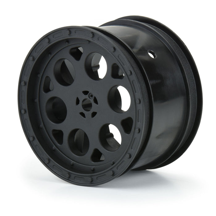PRO278303 PRO-LINE 1/10 Showtime Rear 2.2" 12mm Sprint Car Wheels (2) Black