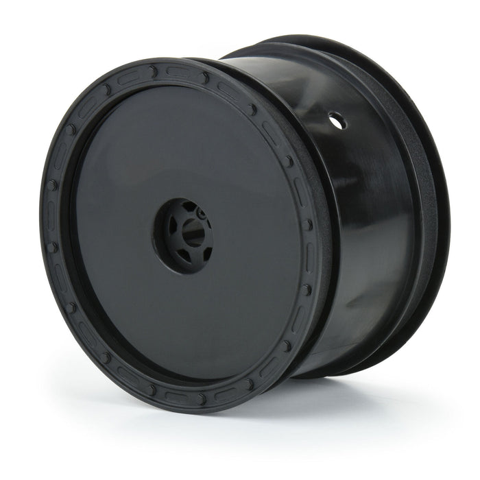 PRO278303 PRO-LINE 1/10 Showtime Rear 2.2" 12mm Sprint Car Wheels (2) Black