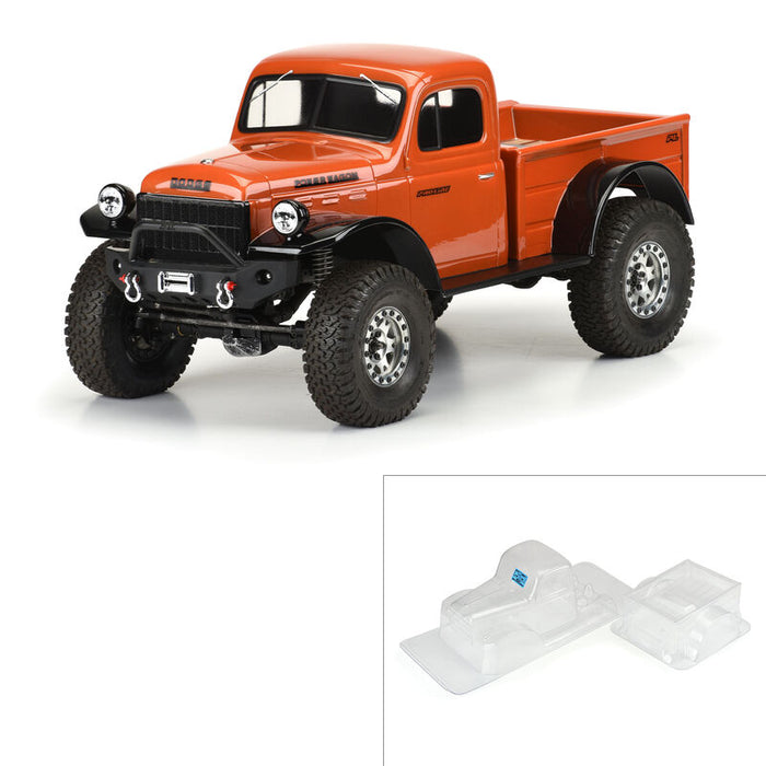 PRO349900 Pro-Line 1/10 1946 Dodge Power Wagon Clear Body 12.3" (313mm) WB Crawlers