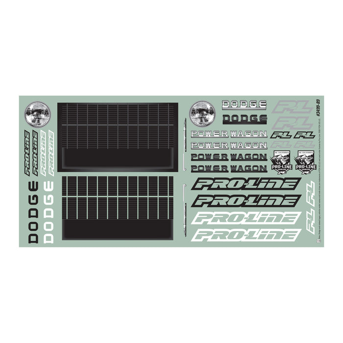 PRO349900 Pro-Line 1/10 1946 Dodge Power Wagon Clear Body 12.3" (313mm) WB Crawlers