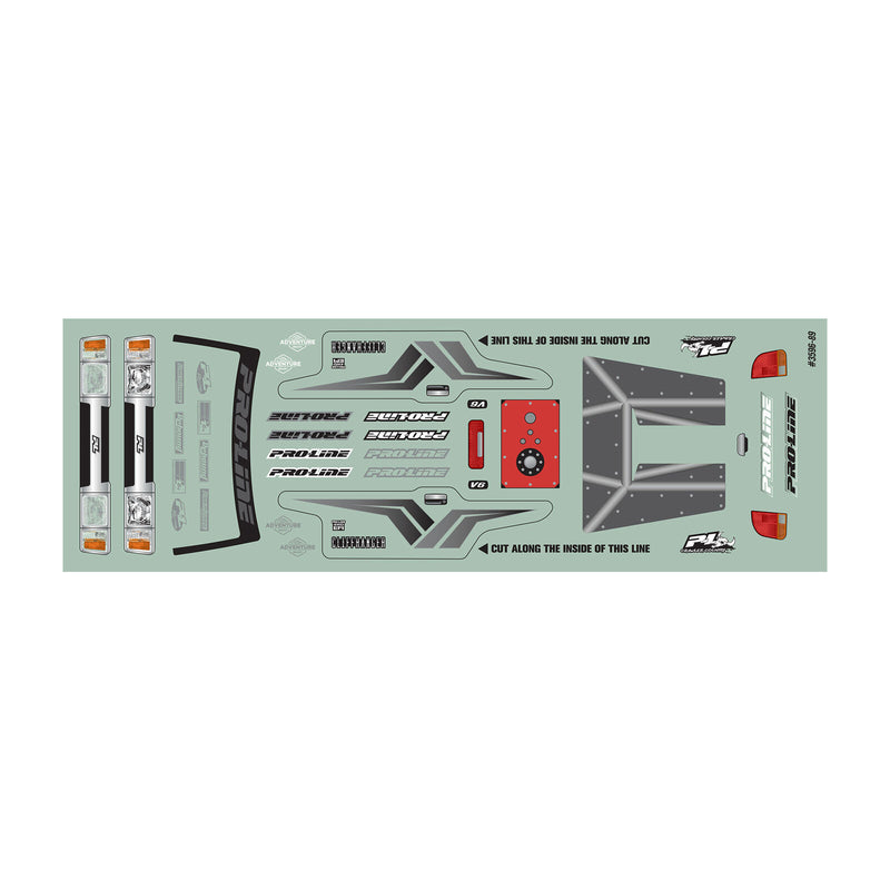 PRO359600 Pro-Line 1/24 Cliffhanger High Performance Clear Body: SCX24