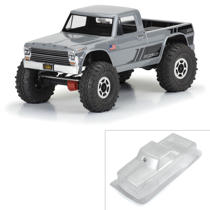 361300 1/10th 1967 Ford F-100 Clear Body 12.3" (313mm) Wheelbase Crawler