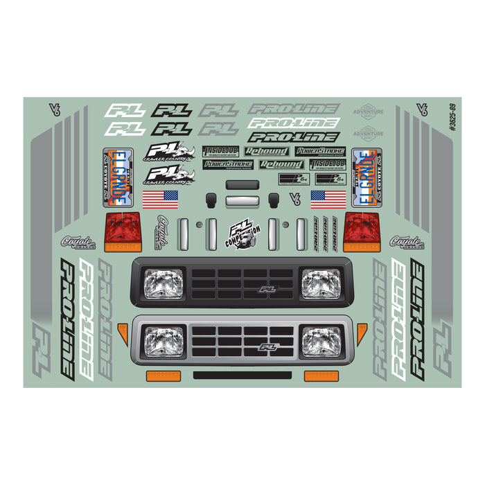 PRO362500 Pro-Line 1/10 Coyote Grande Clear Body 12.3" Wheelbase Crawlers