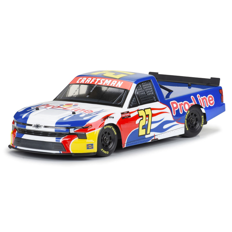 PRO365300 Pro-Line 1/12 Pre-Cut 2024 Chevy Silverado Truck Clear Body: Losi NASCAR