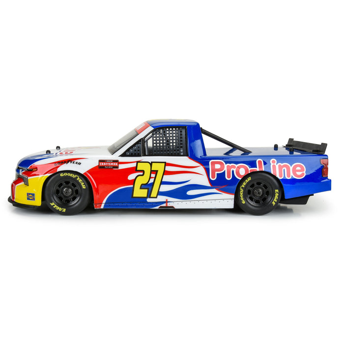 PRO365300 Pro-Line 1/12 Pre-Cut 2024 Chevy Silverado Truck Clear Body: Losi NASCAR