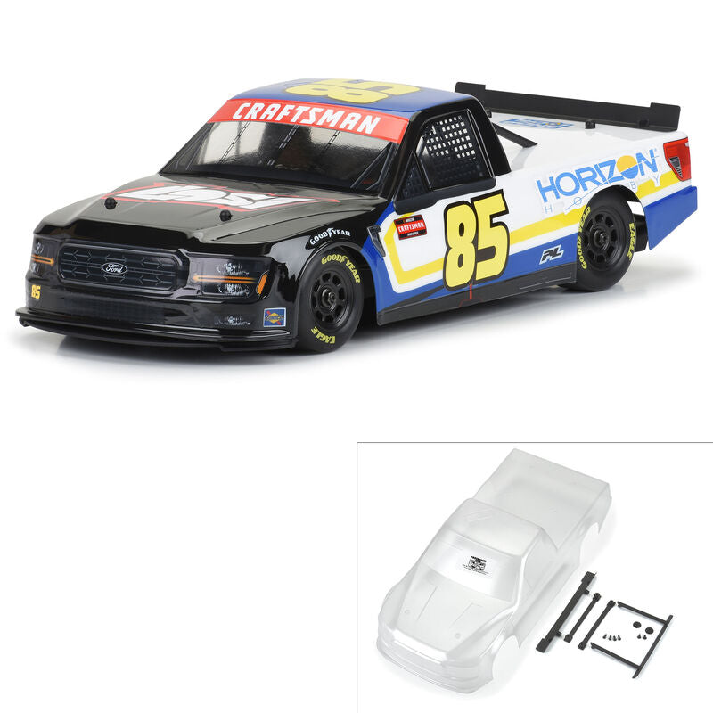 PRO365400 Pro-Line 1/12 Pre-Cut 2024 Ford F-150 Truck Clear Body: Losi NASCAR