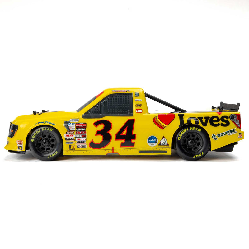 PRO365420 Pro-Line Limited Edition 1/12 Pre-Cut/Pre-Painted Layne Riggs #34 Love Yellow Body: Losi NASCAR