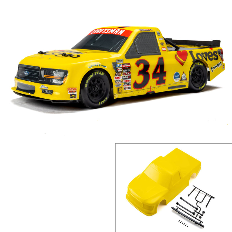 PRO365420 Pro-Line Limited Edition 1/12 Pre-Cut/Pre-Painted Layne Riggs #34 Love Yellow Body: Losi NASCAR