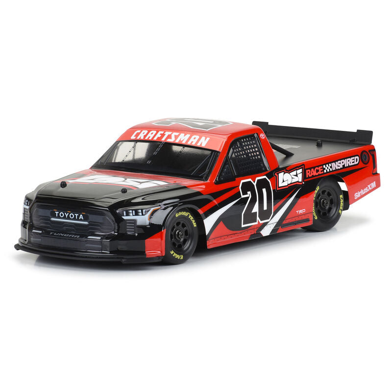 PRO365500 Pro-Line1 /12 Pre-Cut 2024 Toyota Tundra Truck Clear Body: Losi NASCAR