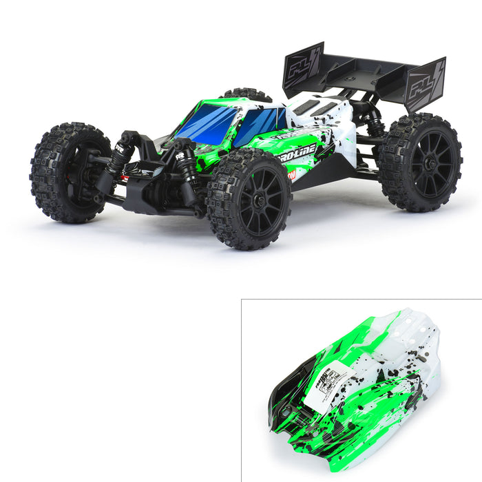 PRO367122 Proline Limited Edition 1/14 Pre-Cut/Pre-Painted Axis Splat (Green/White) Body: Typhon GROM