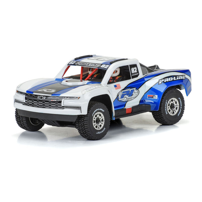 PRO367517 Pro-Line 1/16 Pre-Cut 2019 Chevy Silverado Trophy Truck Clear Body: GROM