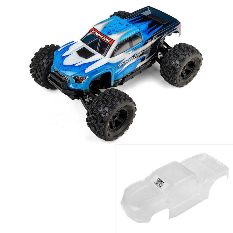 PRO368117 Pro-Line 1/16 Pre-Cut Brute Clear Body: Traxxas Mini Maxx