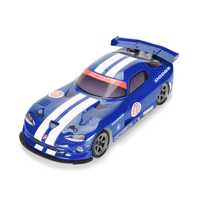 PRO368413 Pro-Line 1/12 Pre-Cut 2002 Dodge Viper GTS Blue Body: Losi NASCAR