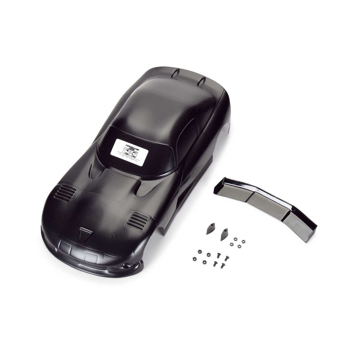 PRO368414 Pro-Line 1/12 Pre-Cut 2002 Dodge Viper GTS Black Body: Losi NASCAR
