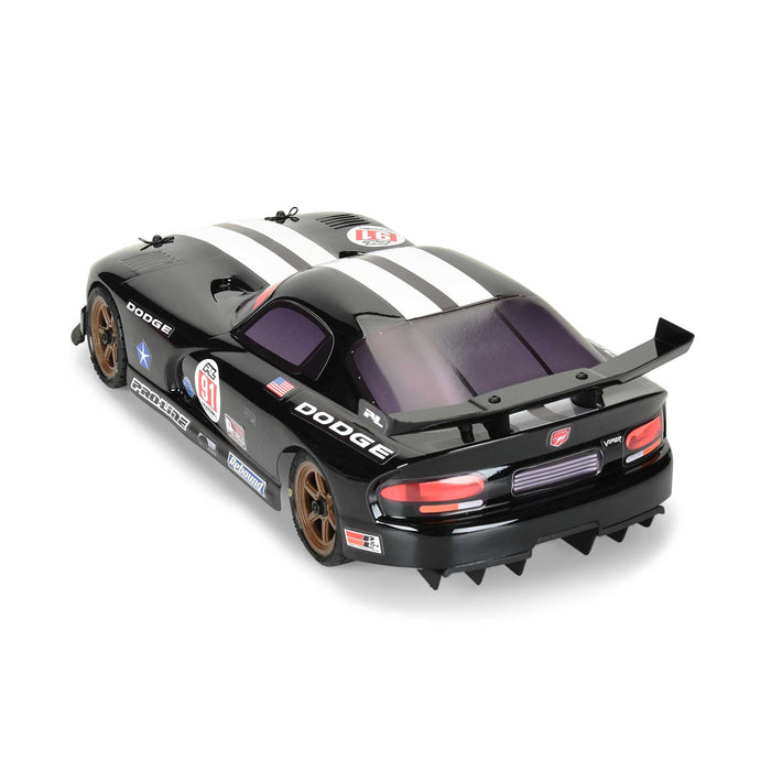 PRO368414 Pro-Line 1/12 Pre-Cut 2002 Dodge Viper GTS Black Body: Losi NASCAR