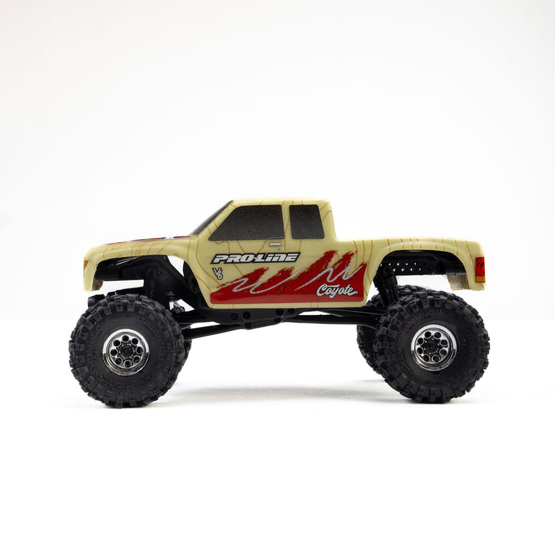 PRO369421 Proline Limited Edition Pre-Cut/Pre-Painted Coyote High Performance Tan Topo Body for Axial SCX30