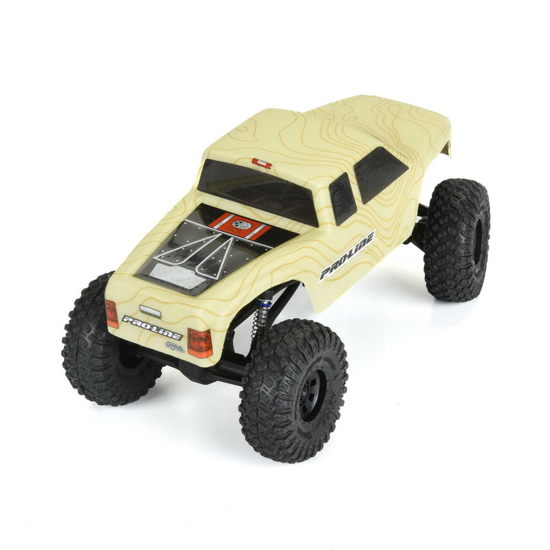 PRO369421 Proline Limited Edition Pre-Cut/Pre-Painted Coyote High Performance Tan Topo Body for Axial SCX30