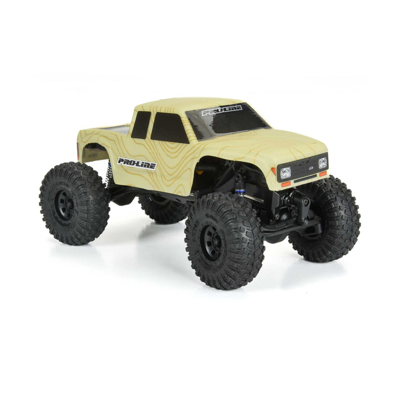 PRO369421 Proline Limited Edition Pre-Cut/Pre-Painted Coyote High Performance Tan Topo Body for Axial SCX30