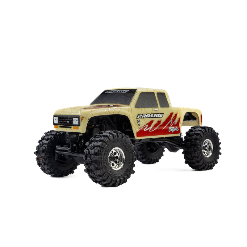PRO369421 Proline Limited Edition Pre-Cut/Pre-Painted Coyote High Performance Tan Topo Body for Axial SCX30