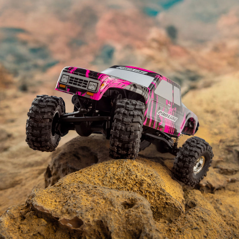 PRO369422 Proline Limited Edition Pre-Cut/Pre-Painted Coyote High Performance Pink Fury Body: Axial SCX30