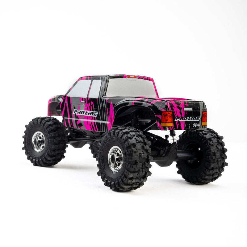 PRO369422 Proline Limited Edition Pre-Cut/Pre-Painted Coyote High Performance Pink Fury Body: Axial SCX30