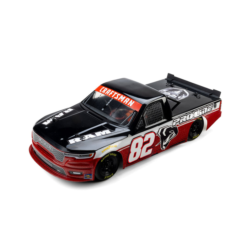 PRO369917 Pro-Line 1/12 Pre-Cut 2026 Ram 1500 Truck Clear Body: Losi NASCAR