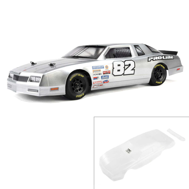 PRO370817 1/12 Pre-Cut 1986 Chevy Monte Carlo Clear Body: Losi NASCAR® Race Car
