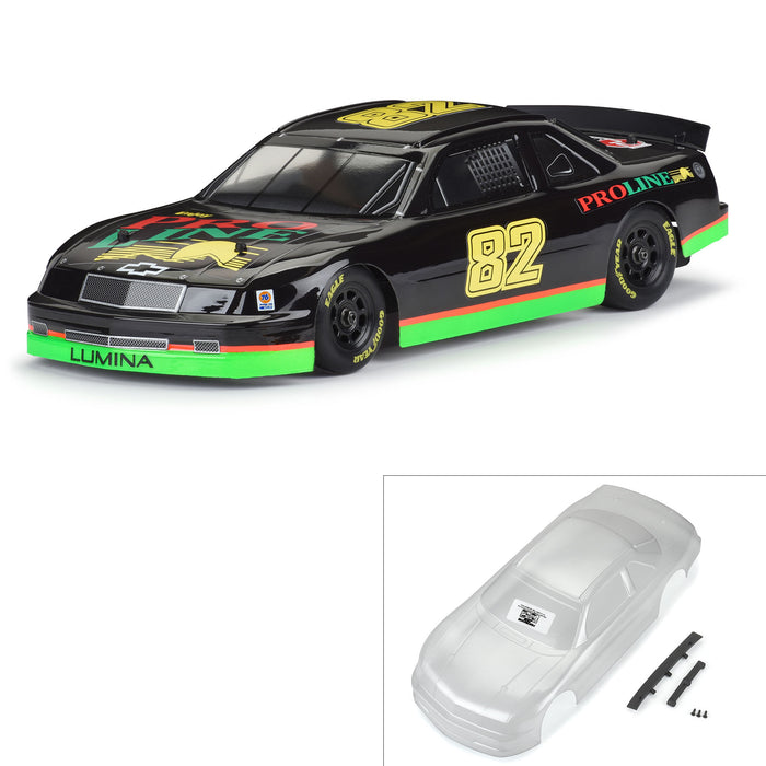 PRO370917 Pro-Line 1/12 Pre-Cut 1990 Chevy Lumina Clear Body: Losi NASCAR