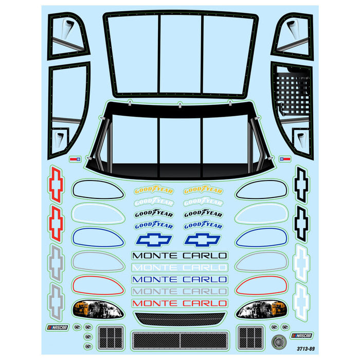 PRO371317 Pro-Line 1/12 Pre-Cut 1996 Chevy Monte Carlo Clear Body: Losi NASCAR