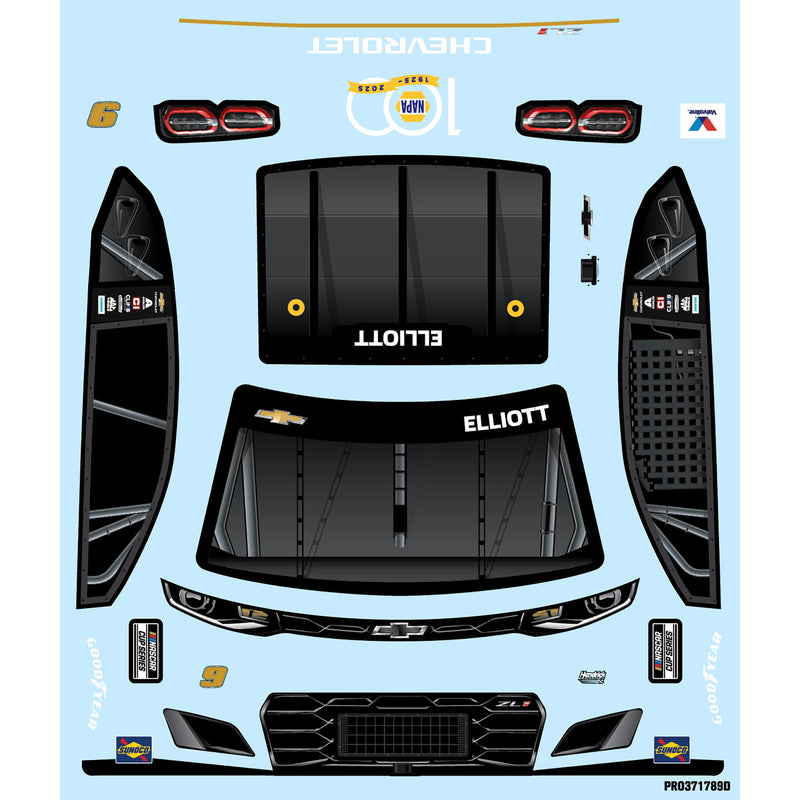PRO371720 Pro-Line Limited Edition 1/12 Chase Elliott #9 NAPA DIY Clear 2025 Body: NASCAR GROM