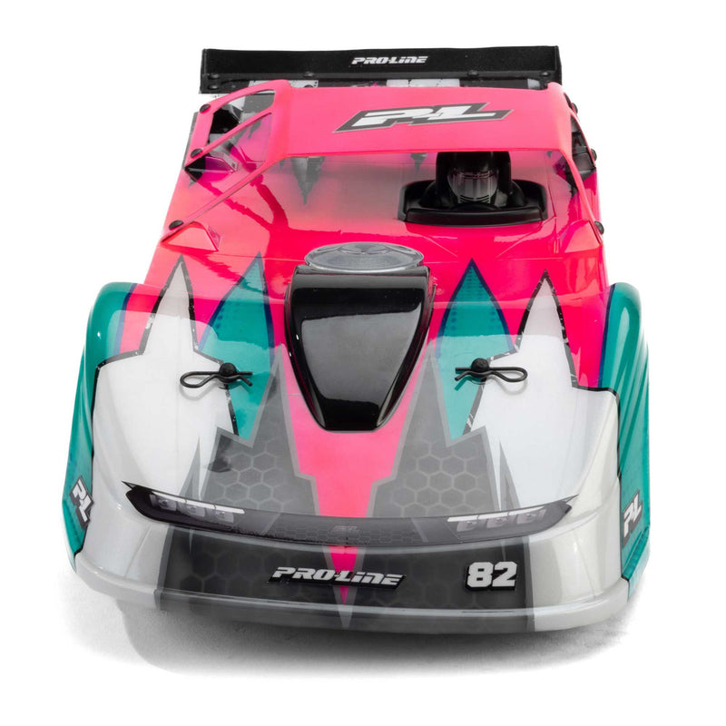 PRO373717 Pro-Line 1/12 Pre-Cut Dirt Late Model Tombstone Hi-Performance Clear Body: Losi ALM RC Race Car
