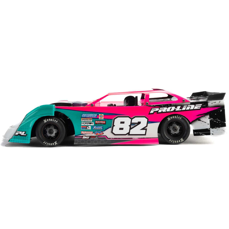 PRO373717 Pro-Line 1/12 Pre-Cut Dirt Late Model Tombstone Hi-Performance Clear Body: Losi ALM RC Race Car
