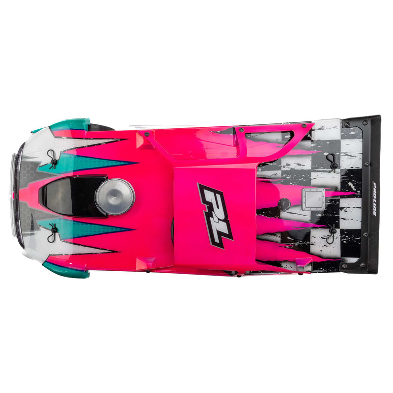 PRO373717 Pro-Line 1/12 Pre-Cut Dirt Late Model Tombstone Hi-Performance Clear Body: Losi ALM RC Race Car