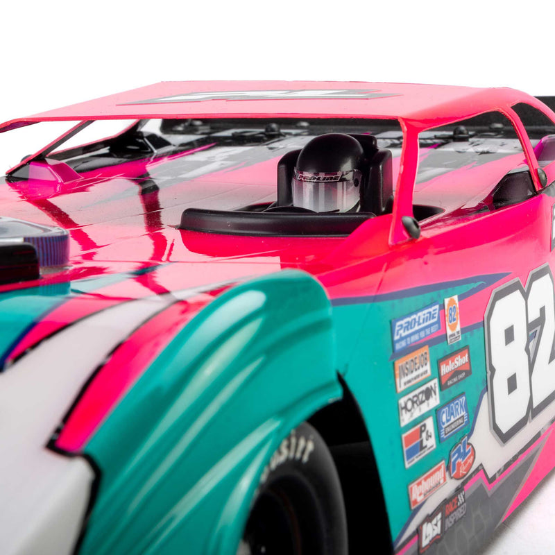 PRO373717 Pro-Line 1/12 Pre-Cut Dirt Late Model Tombstone Hi-Performance Clear Body: Losi ALM RC Race Car