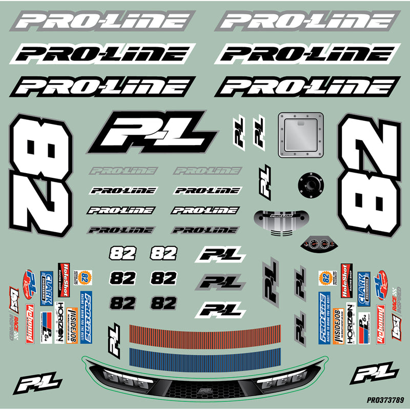 PRO373717 Pro-Line 1/12 Pre-Cut Dirt Late Model Tombstone Hi-Performance Clear Body: Losi ALM RC Race Car