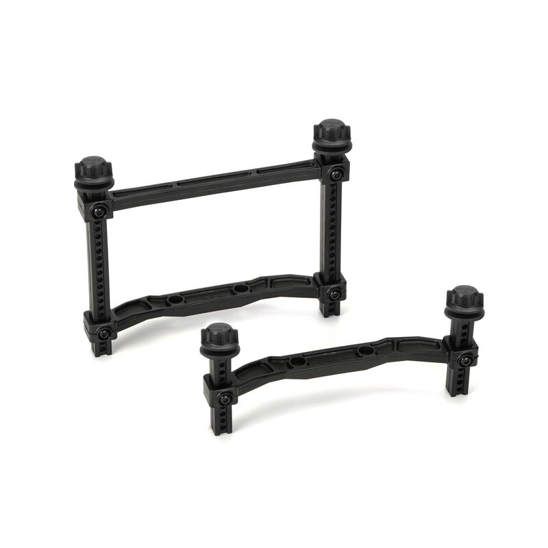 Pro-Line 6087-00 Extended Front and Rear Body Mount for Slash 4x4