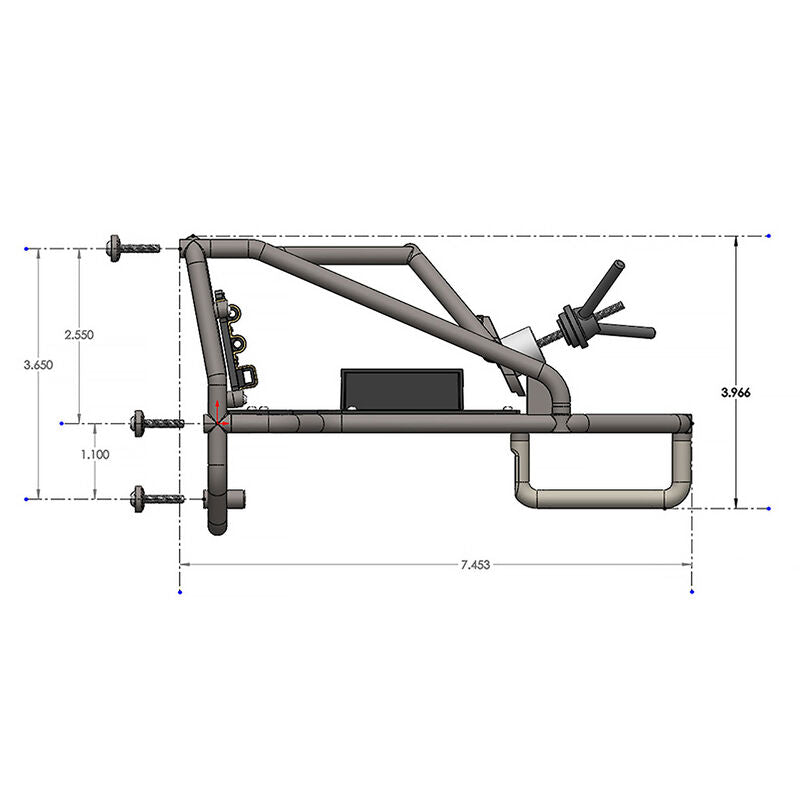 6322-00 Pro-line Back Half Cage for Pro-line Cab Only Crawler Bodies